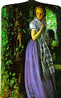 Arthur Hughes Famous Paintings - April Love